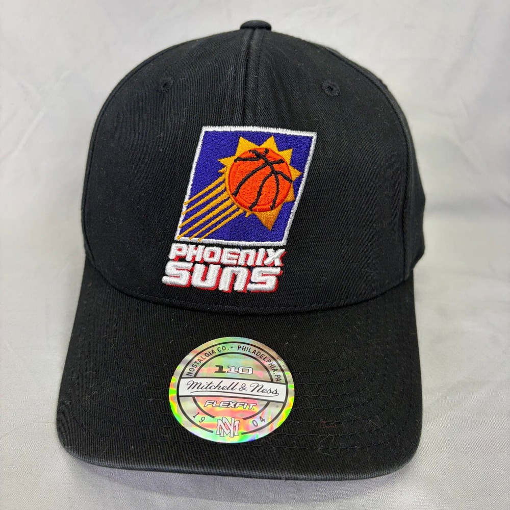 Mitchell & Ness Phoenix Suns Hat NBA OSFM Black Snapback HWC Flexfit 110